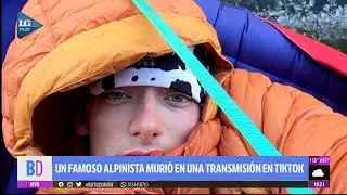 Un alpinista muri&oacute; durante un vivo de TikTok: Balin Miller ten&iacute;a 23 a&ntilde;os
