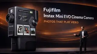 Fujifilm Instax Mini EVO Cinema Camera! - Turns Photos Into Videos Instantly&mdash;