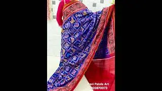 +91 7802870073 - figure, Motifs design, pure Patola sari 8ply silk Handloom