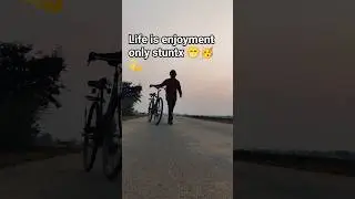 life is enjoyment only stuntx 😁🥳💫#freestyle#cyclestunt​#wheelie​#surfing​#cycle #cyclestunt​ #cyling