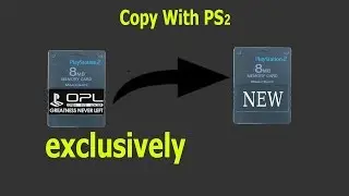 How to Copy OPL to a New ps2 Memory Without any apps or Programs - Exclusive