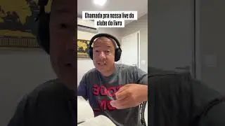 Chamada pra nossa live de Arquitetura Medalh&atilde;o | Clube do Livro #shorts