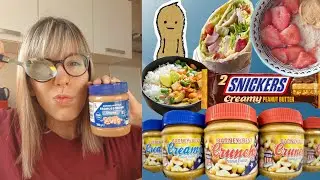 1 Tag lang ALLES mit Erdnussbutter! xX 24h-Challenge Xx