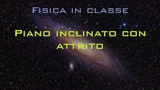 Piano inclinato con attrito