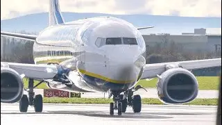 [4K] AWESOME! Sierra Taxiway Closed at Dublin Airport | 8th February 2026
