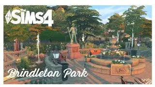 Brindleton Park | Sims 4 speed build | No CC