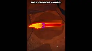 100% Critical Chance Sword in The Forge #roblox #theforge