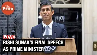 'I am sorry:' Rishi Sunak says in his final speech as Prime Minister after his defeat