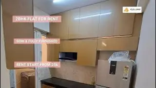 2bhk semi furnished flat for rent pyramid urban sector 67a Gurgaon Sohna road call 9811362269