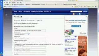 Directorypartner.com - How to Place A Free Classified Ad With Links to Your Website