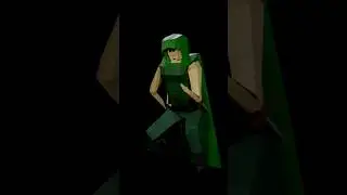 Low Poly Rogue Character. Blender Timelapse