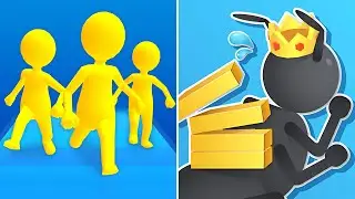 Join Clash 3D Vs Tiny Run 🌸🌻🌸Walkthrough Max Update All Levels Gameplay FR1A