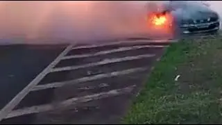 MAREA TURBO PEGANDO FOGO NA RODOVIA