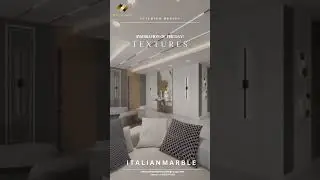 Luxury Living Room with Italian Marble | Modern Interior Design Inspiration
