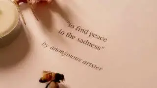 anonymous artster - to find peace in the sadness (extended) (full album stream)