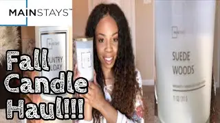 2019 FALL CANDLE HAUL ft. NEW! WALMART MAINSTAYS CANDLES
