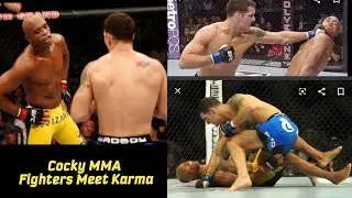 Most satisfying KnockOuts in MMA | When Cocky MMA Fighters Meet Karma |