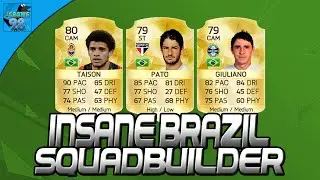 FIFA 16 Insane Overpowered Cheap 50k Brazil Squad Builder! w/ Pato, Taison & Giuliano!