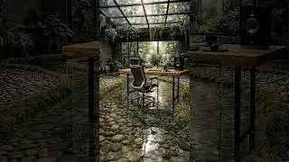 From Empty Room to Nature-Inspired Gaming Setup ✨ #interiordesign  #luxury #computer #design