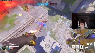 Overwatch 2, 1-е место, Думфист, Cartifan, играющий на Илиосе = 100% победа