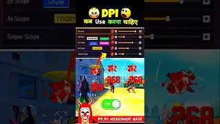 Best DPI Setting in free fire 😲 100% Real