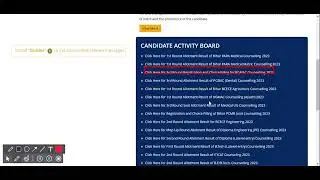 Bihar NEET PG 2023 3rd Round Choice filling and Registration kaise kare