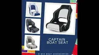 Captain Boat Seat by D-Mix Boat Accessories #dmixboataccessories