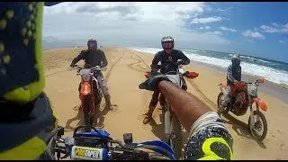 CRASHING IN THE SAND HURTS!! ENDURO/ADVENTURE MOTORCYCLE RIDING # 92