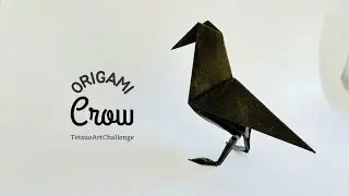 Origami Crow Tutorial | Origami Raven | Halloween | Paper Craft Ideas