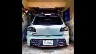 2009 Mazda 3 Hatchback w/ Full Custom Tail Lights!