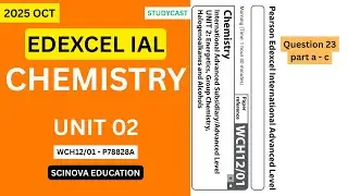 Edexcel IAL - Chemistry | 2025 October - Unit 02 | Question 23 a-c