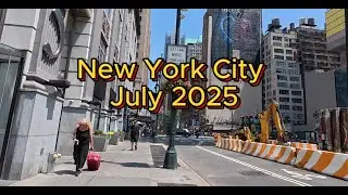 NYC 4K Walking Tour | Times Square, Central Park, Manhattan Streets & Iconic Landmarks