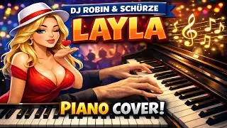 Layla | DJ Robin & Sch&uuml;rze | Piano cover