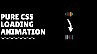 Cool CSS Bars Loading Animation | Web Tutorials