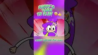 Daddy's Turn To Play 🤩👍 Funny English for Kids! #animation #cartoon #funny