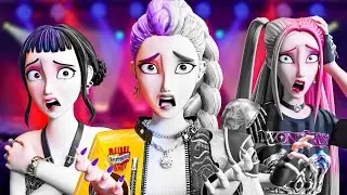 RUMI, MIRA & ZOEY BUT THE COLORS ARE MISSING! KPop Demon Hunters Animation