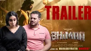 Bhimaa - Official Trailer Reaction | Gopichand | A. Harsha | Ravi Basrur | Sri Sathya Sai Arts