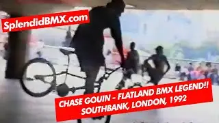 Chase Gouin - Mid School BMX Flatland, Southbank, London, 1992