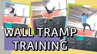WALL TRAMPOLINE TRAINING