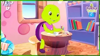 Purple Turtle Makes Learning Colors Super Fun! | Purple Turtle
