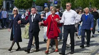 Polonez na Placu Daszyńskiego już po raz 11 – Pisz uczcił rocznicę Konstytucji 3 Maja