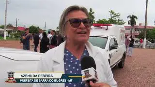 Barra do Bugres Recebe Duas novas Ambulâncias para Melhor Atender a População