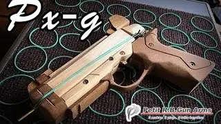 ゴム銃　Px-g　競技用サイドフック式　Rubber Bund Gun