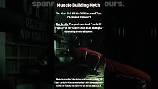 Muscle building myth #musclebuilding #mythsvsfacts #sciencefacts #training