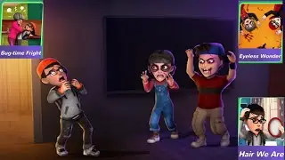 Nick And Tani Funny Story New Update New Levels Bug Time Fight - Hair We Are - Eyeless Wonder