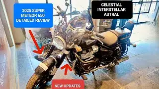 2025 New Royal Enfield Super Meteor 650 All Variants Update Features Price Mileage Detailed Review