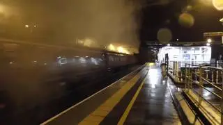 44871 'Black 5' passes Croy at high speed!