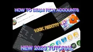 How to beam (how to create fake roblox link) 2023