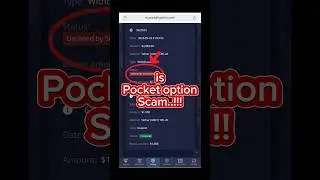 Is Pocket Option SCAM&hellip;!!!