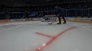 Добивание на 2 шайбы / Hockey Goalie Training 